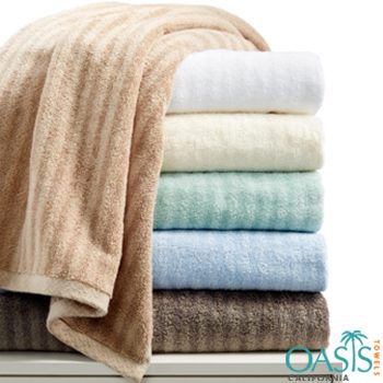 Wholesale Premium Self-Striped Bath Towels Manufacturers & Suppliers in  USA, UK, Australia