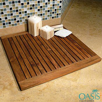 Large Non-Slip Teak Wood Spa Bath Mat Wholesalers, Manufacturer