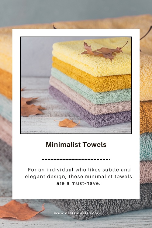 minimalist towels