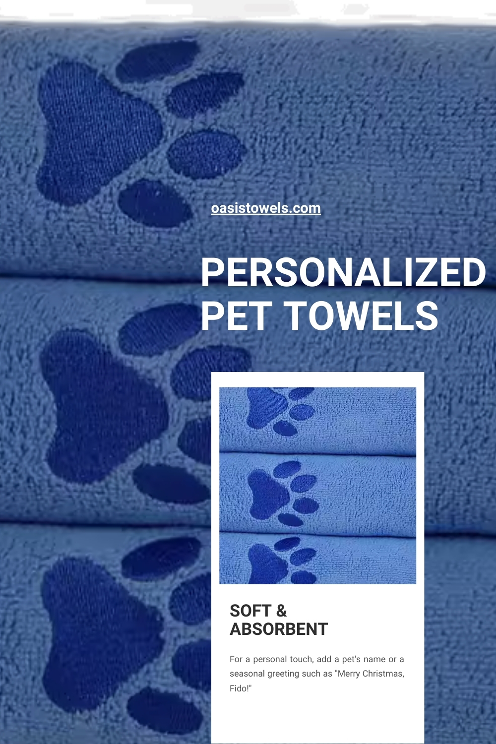 personalized pet towels